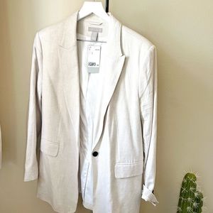 Linen Blend Blazer